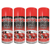 4X Auto Extreme Red Spray Paint 400ml Spray Paint